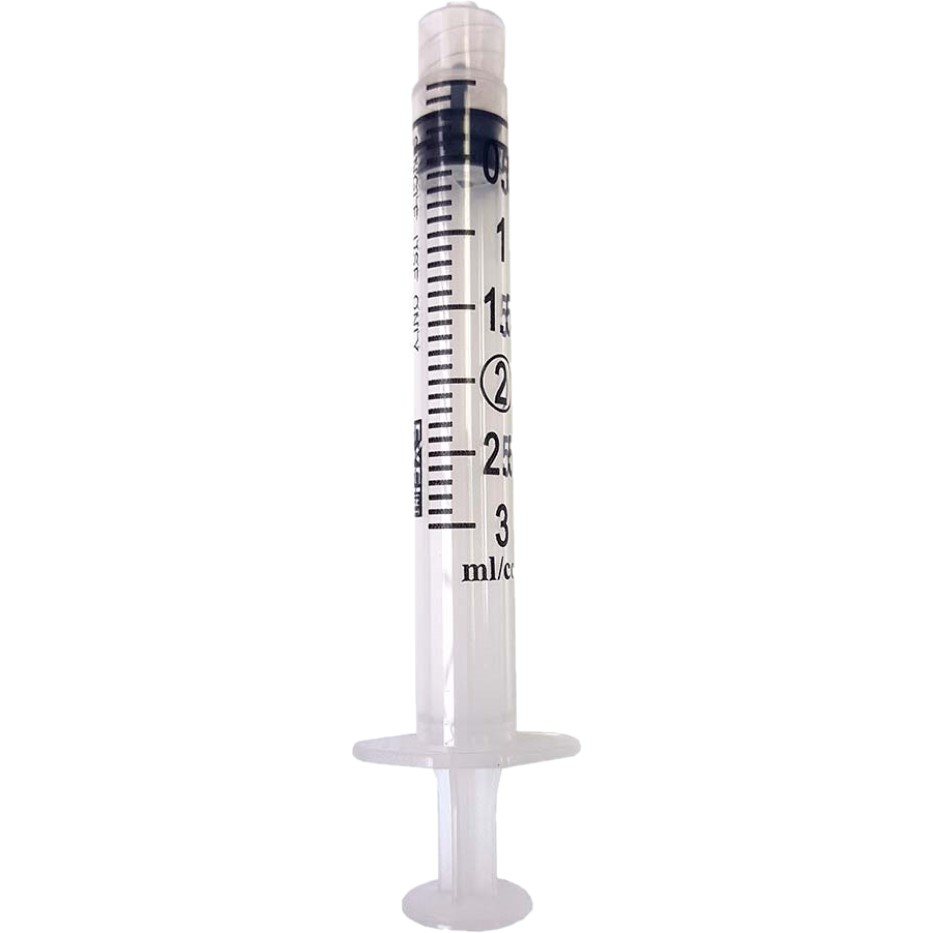 Syringe 3cc LL Latex Free General Purpose Exel™ 3 mL Luer Lock Tip Without Safety (100/BX 10BX/CS) by Exel Corporation  ID 26200
